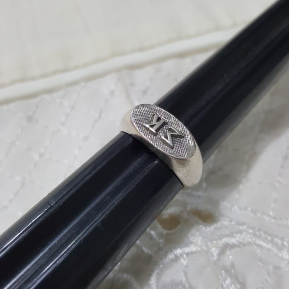 Vintage EK Sigma Kappa Sterling Silver Ring - Picture 4 of 5